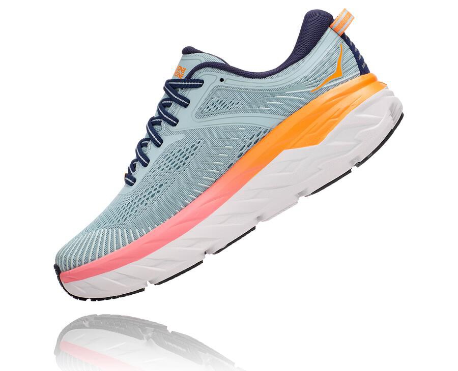 Hoka One One Tenisky Damske Modre - Bondi 7 - 53710-QDIP